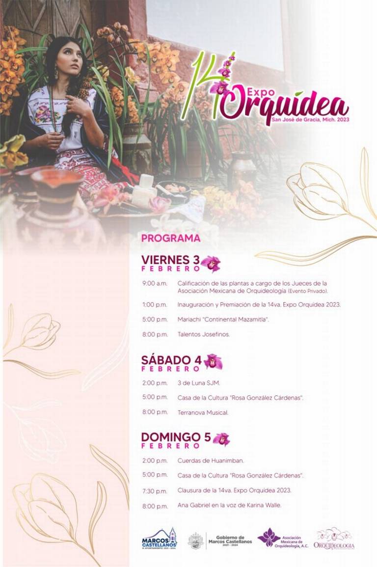 Próxima semana se realizará Expo Orquídea en San José de Gracia - El Sol de  Morelia | Noticias Locales, Policiacas, sobre México, Michoacán y el Mundo