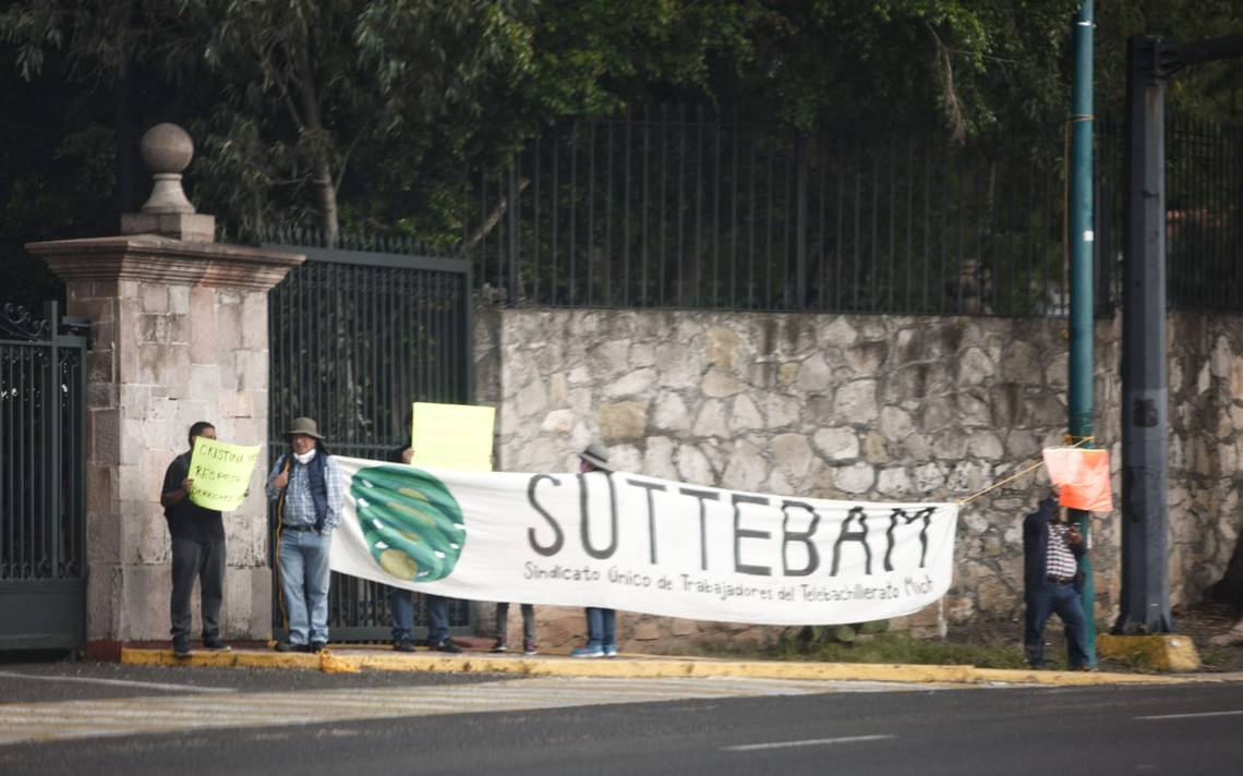 Protesta Sindicato De Telebachillerato En Casa Michoacán Por Falta De Pagos El Sol De Morelia 7767